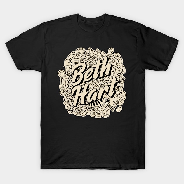 Beth Hart - Vintage T-Shirt by graptail